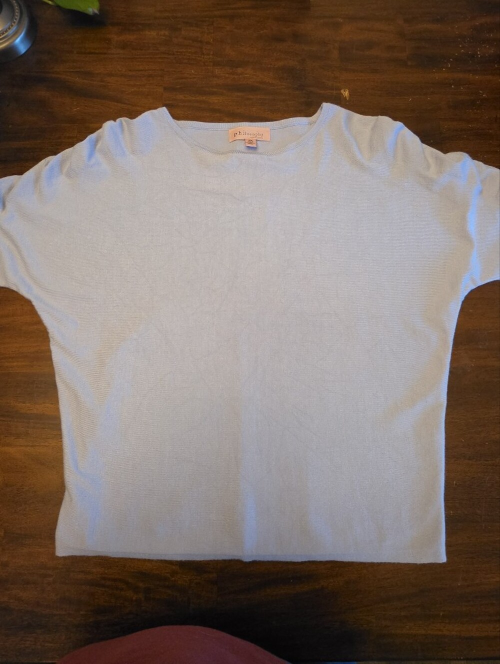 Philosophy Republic Clothing Light Blue Crewneck Short Sleeve Tee - Size M